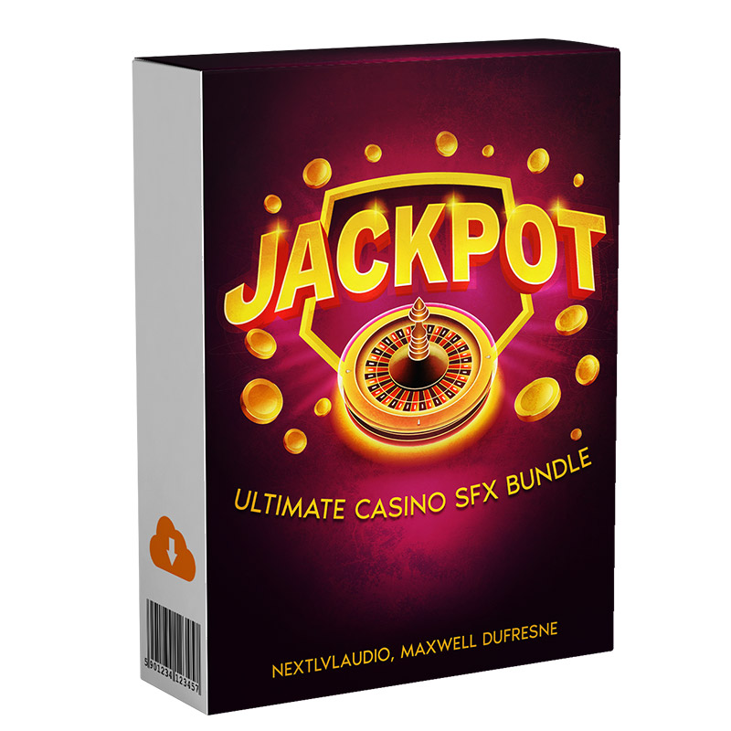 casino jackpot sounds sfx pack mockup