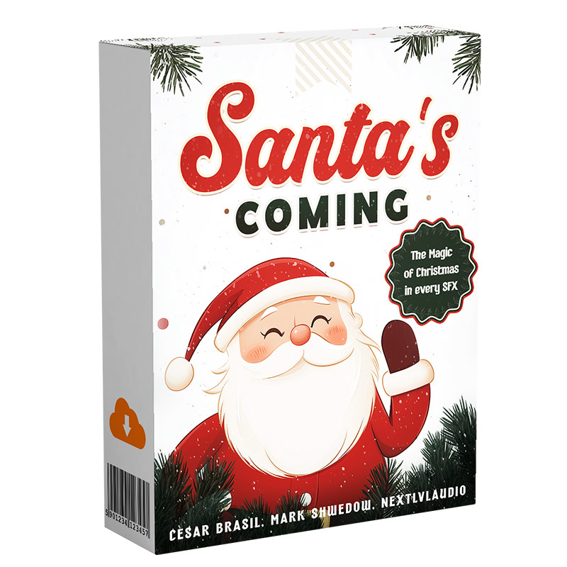 santa's coming sfx pack mockup